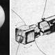 Aspecto de las antenas y el módulo desde el que se dispersaban. Foto: NASA